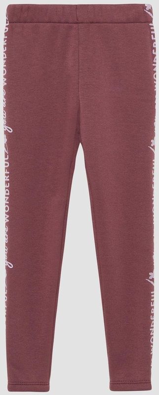s.Oliver - Legging - Thermisch Fleece - Glinsterende Print