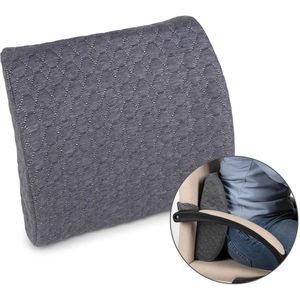 Ibenzoa® Ergonomisch traagschuim lendenkussen voor rugondersteuning en houdingcorrectie bij langdurig zitten
