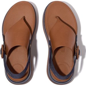 FitFlop FitFlop F-Mode X Roksanda Leather/Webbing Sandals BRUIN - Maat 37