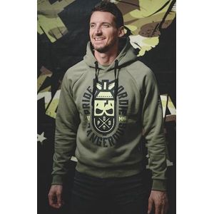 Hoodie PRiDEorDiE Dangerous Khaki - S