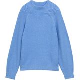 Tom Tailor - 1047670 - Sweatshirt - Losvallend - Opstaande Kraag - Ribstructuur
