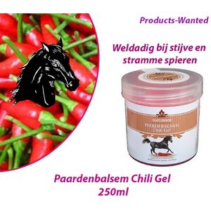 2 Potten Paardenbalsem Chili Gel Naturhof 250ml