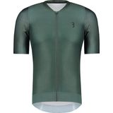 BBB Cycling AeroTech Fietsshirt Heren - Korte Mouwen - Aerodynamisch Wielrenshirt - Olijf Groen - Maat XL - BBW-406