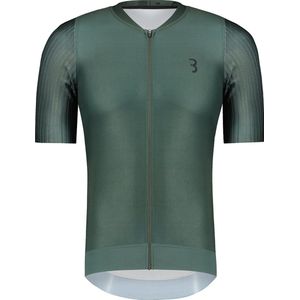 BBB Cycling AeroTech Fietsshirt Heren - Korte Mouwen - Aerodynamisch Wielrenshirt - Olijf Groen - Maat XL - BBW-406