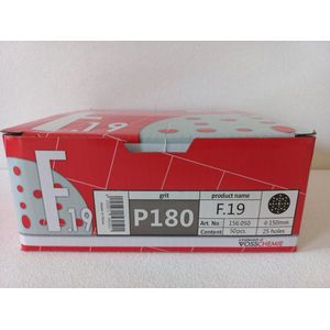 Carsystem Folie Schuurschijven 150 mm rond korrel 180