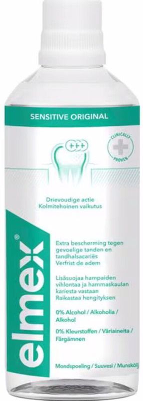 Elmex Mondspoeling Sensitve - 3 x 400 ml - Voordeelverpakking