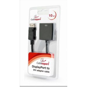 DisplayPort M - DVI F adapter zwart Blister verpakking