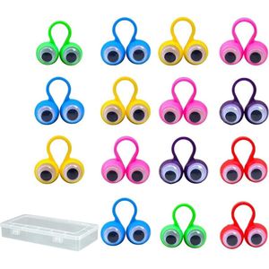 Monster oog vingerpoppen - Partygeschenken - Verpakking van 15 stuks