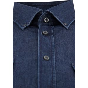 Casa Moda casual overhemd donkerblauw