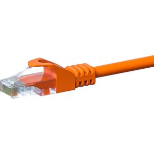 Danicom CAT5e UTP patchkabel - 1 meter oranje - CCA - netwerkkabel - internetkabel - UTP kabel - RJ45 - 1000 mbit/s