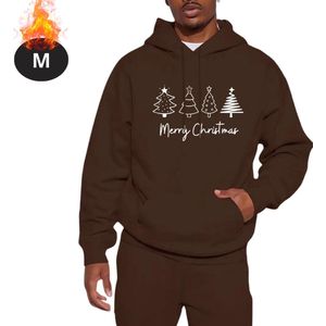 Nivard Kersttrui - Heren - Foute Kersttrui - Christmas Sweater - Kerst Sweater - Kerstboom - Christmas Jumper - Hoodie - Koffie - M