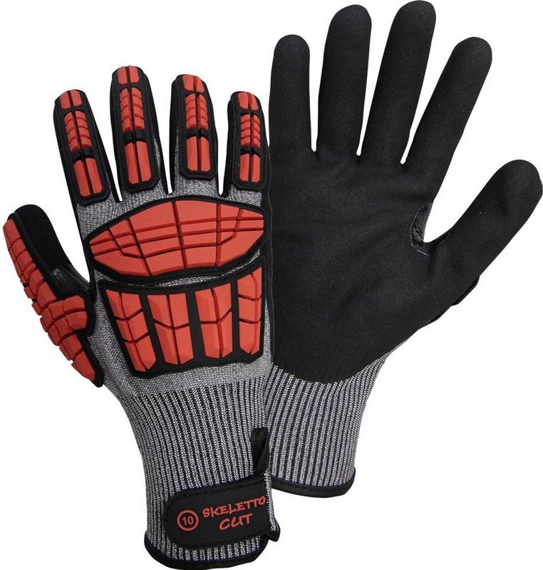 Leipold Doehle SKELETTO CUT 1201 Snijbeschermingshandschoen - HPPE - Grijs