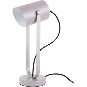 Leitmotiv Tafellamp Snazzy - Metaal Mat Warm Grijs - 41,5x13x13cm - Scandinavisch