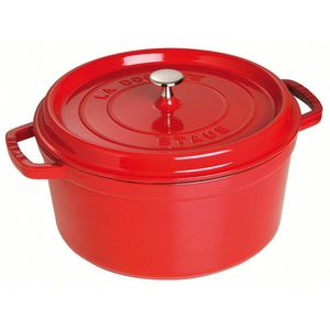 Staub Braadpan - Rond - 28 cm - Kers