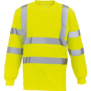 Yoko Hi-Vis long-sleeved T-shirt YHVJ420 - Hi Vis Yellow - 3XL