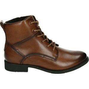 Josef Seibel SIMONA 05 - Hoge sneakersVeterlaarzenDames veterschoenenDames sneakersHalf-hoge schoenenPopulaire damesschoenen Josef - Kleur: Cognac - Maat: 42