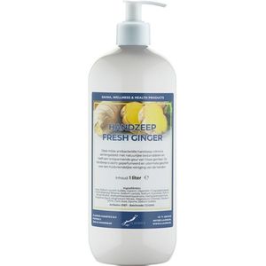 Handzeep Fresh Ginger 1 liter - met gratis pomp