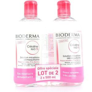 Bioderma Sensibio H2o Make Up Removing Micelle Solution 2X 500ml