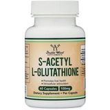 Double Wood S-Acetyl-L-Glutathion capsules - 60 x 100 mg - S-Acetyl L-Glutathione - Glutathion supplement