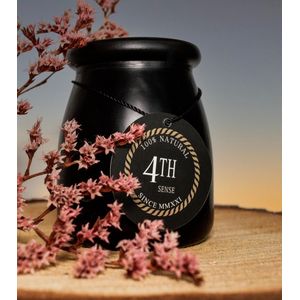 4th sense - Sojawas kaars - Bubblegum - Handgemaakt - 100% natuurlijk - Geurkaars - Duurzaam - Cadeau - Verlichting - Sfeer