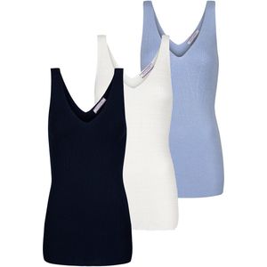 Felix Hardy - Tricot - Zomer Tops - Navy - 3 Pack - Dames