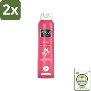 Vogue Enjoy Parfum Deodorant 150 ml - Voordeelverpakking - 2 stuks - Parfum en deodorant - Deodorant spray