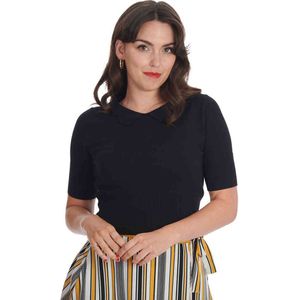 Banned - Sweet Sunny Gebreide trui - S - Zwart