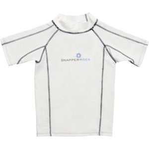 Snapper Rock UV werend T-shirt Kinderen korte mouwen - Wit - Maat 128-134