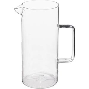 Secret de Gourmet Water Karaf/schenkkan met schenktuit - glas - 1.5 Liter - D10 x H22 cm