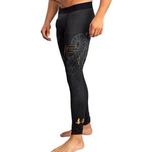 Venum Serpenti Sportlegging Spats Zwart Zilver Goud - S