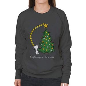 Snoopy Woodstock Kerst Sweatshirt voor Dames