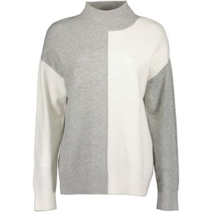 Blue Seven dames - Trui 247996 grijs/wit streep maat 36