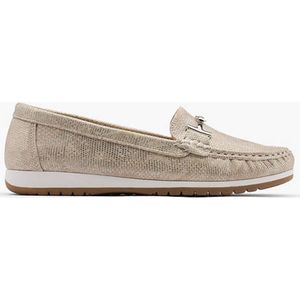 easy street Beige comfort instapper - Maat 38