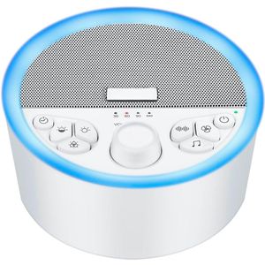 White Noise Machine - Witte Ruis Apparaat - Slaaphulp - Voor Volwassenen, Kinderen en Baby's - Soundspa - Slaaptrainer