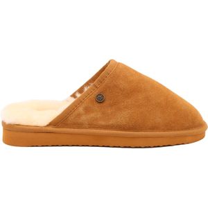 Alpacas Footwear – Heren - Echt suéde pantoffel - Gevoerd met 100% zachte lamswol – Chestnut - 41