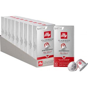 illy Espresso Classico Koffiecups - Intensiteit 5/9 - 10 x 10 capsules