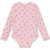 Swim Essentials - Badpak - Beige/Paars - Meisjes - UV Bescherming