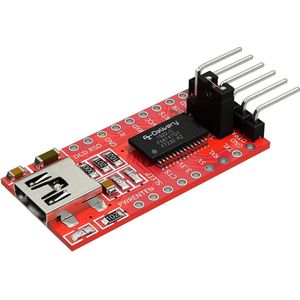 AZDelivery - FTDI Adapter - USB naar TTL Serial - 3.3V en 5V - Inclusief E-Book