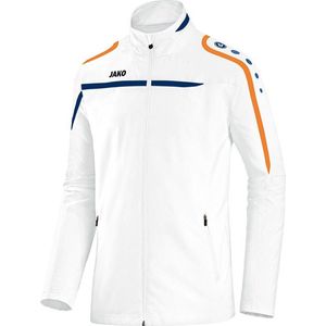 Jako - Presentation jacket Performance Women - Sportvest Dames Wit - 42 - wit/marine/fluooranje