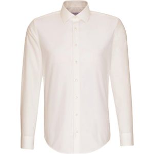 Slim Fit Strijkvrij Heren Overhemd Kent Kraag