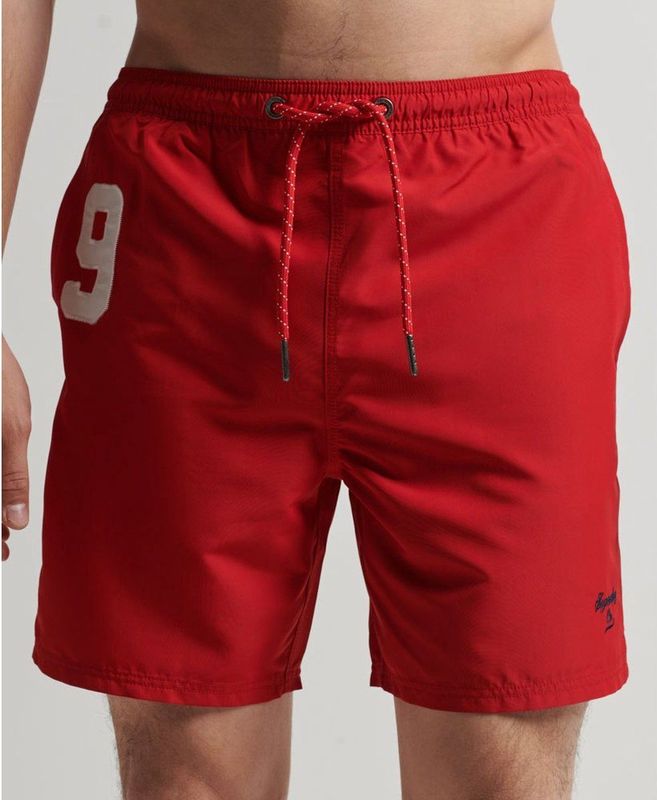 SUPERDRY Vintage Polo Zwemshorts Heren - Rouge Red