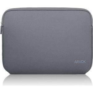 17-17.3 inch Laptophoes Meerkleurige en Maatkeuzes Hoes/Waterbestendig Neopreen Notebook Computer Pocket Tablet Aktetas Draagtas/Etui Skin Cover voor Acer/Asus/Dell/Lenovo, Grijs