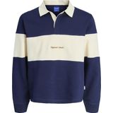 Jack & Jones - Jornorrebro Blocking - Sweatshirt Polo - Ocean Cavern - Jongens