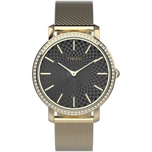 Timex TW2V52300 Horloge - Staal - Goudkleurig - Ø 34 mm