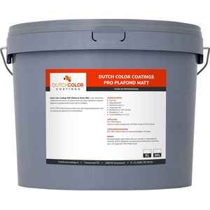 DCC PRO Plafond Matt - 5L - Wit