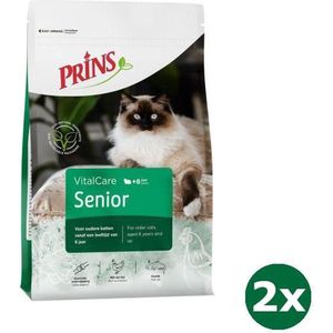 Prins cat vital care senior kattenvoer 2x 4 kg