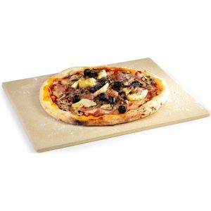 Barbecook BBQ Pizzaplaat - Pizzasteen - Voor Barbecue - Rechthoekig - 43 x 35 cm