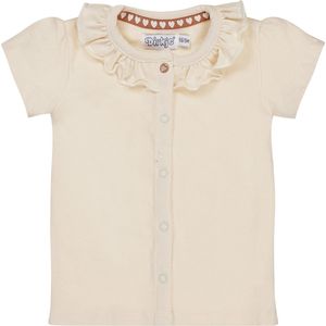Dirkje R-GROOVY GIRL Meisjes T-shirt - Off white - Maat 62