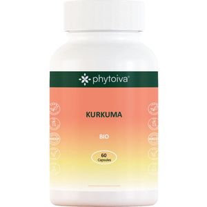 Phytoiva Kurkuma | Geelwortel Supplement Capsules | Laboratorium Getest | 500mg | 60 stuks | 100% Vegan