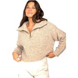 Billabong - Lost Heaven - Trui - Beige - Dames - Relaxed Cropped Fit